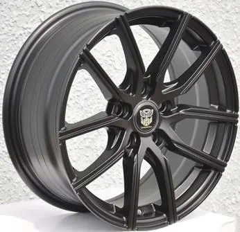 180 Degree Cure Black Matte Wheel Hub Powder Coating